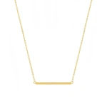 Jennifer Meyer Stick Necklace in 18K Yellow Gold | Fine Necklaces | Coveti