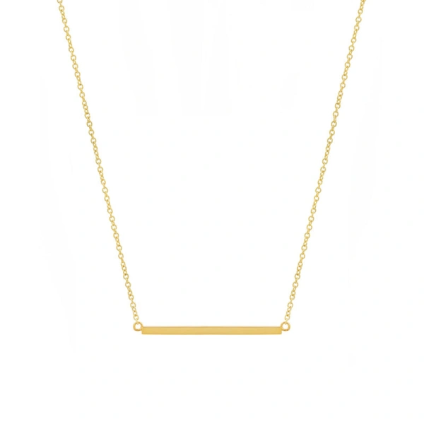Jennifer Meyer Stick Necklace in 18K Yellow Gold | Fine Necklaces | Coveti