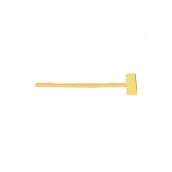 Jennifer Meyer Turquoise Inlay Bar Ring with Diamonds in 18K Yellow Gold | Fine Rings | Coveti