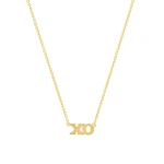 Jennifer Meyer XO Necklace in 18K Yellow Gold | Fine Necklaces | Coveti