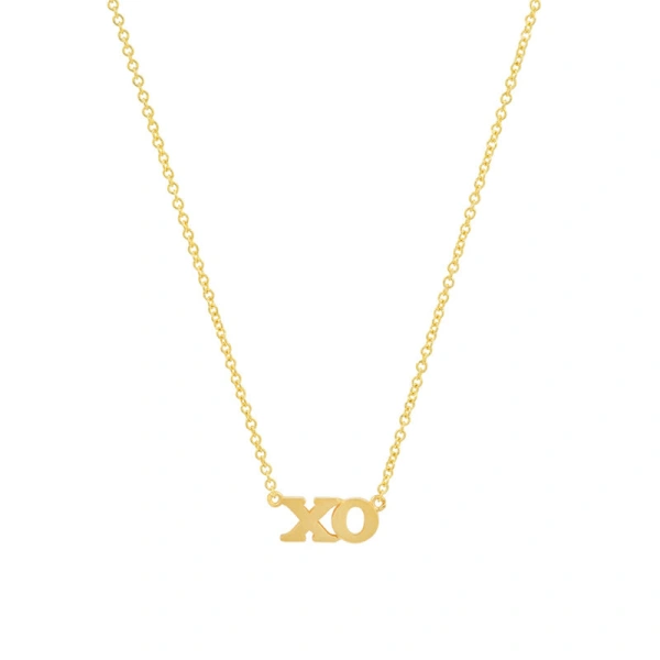 Jennifer Meyer XO Necklace in 18K Yellow Gold | Fine Necklaces | Coveti