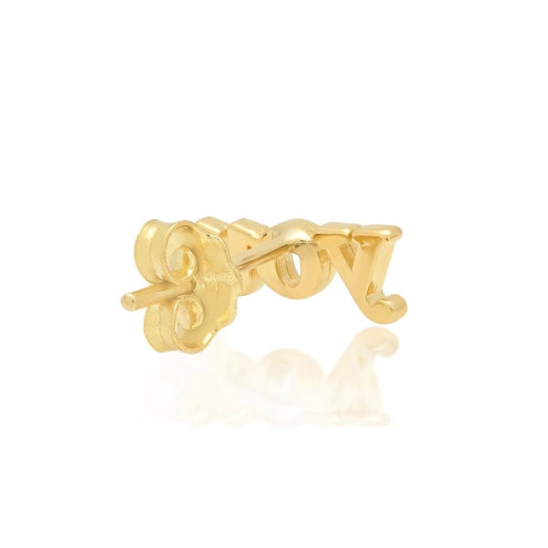 Jennifer Meyer You Stud in 18K Yellow Gold | Fine Earrings | Coveti