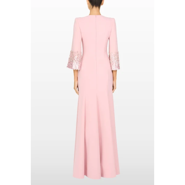 Jenny Packham Anita Dress in Pink Pearl | Evening Gowns | Coveti