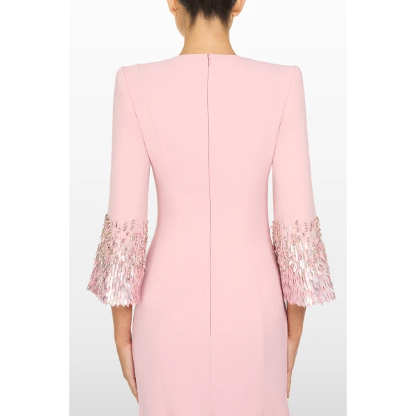 Jenny Packham Anita Dress in Pink Pearl | Evening Gowns | Coveti