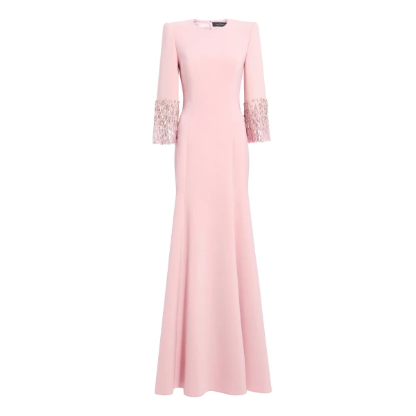 Jenny Packham Anita Dress in Pink Pearl | Coveti