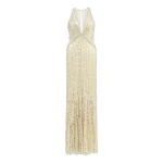 Jenny Packham Atlas Dress in Parchment | Coveti