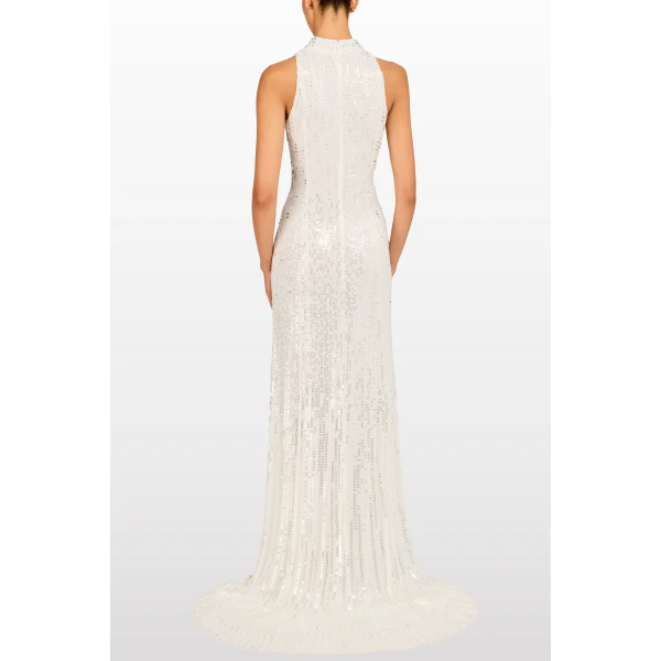 Jenny Packham Benue Dress in Vanilla | Evening Gowns | Coveti