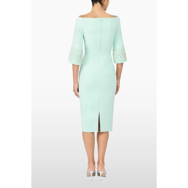 Jenny Packham Berkley Dress in Lagoon | Midi Dresses | Coveti