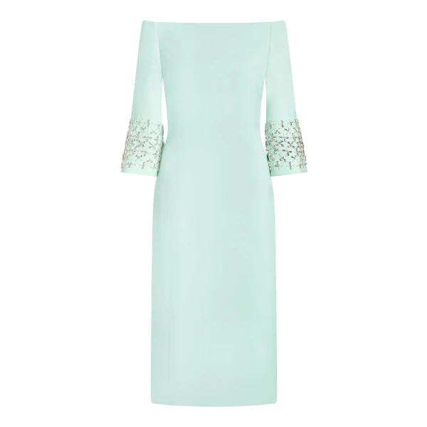 Jenny Packham Berkley Dress in Lagoon | Coveti