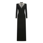 Jenny Packham Chama Dress in Liquorice | Coveti