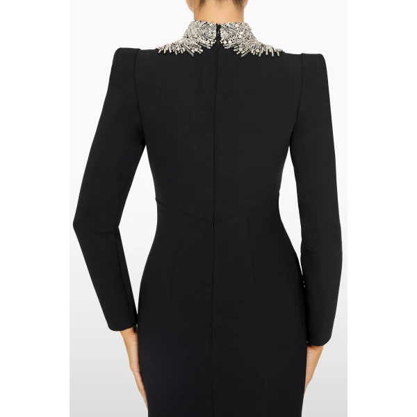 Jenny Packham Chama Dress in Liquorice | Evening Gowns | Coveti