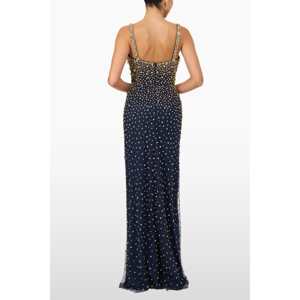 Jenny Packham Cherry Dress in Ink | Evening Gowns | Coveti