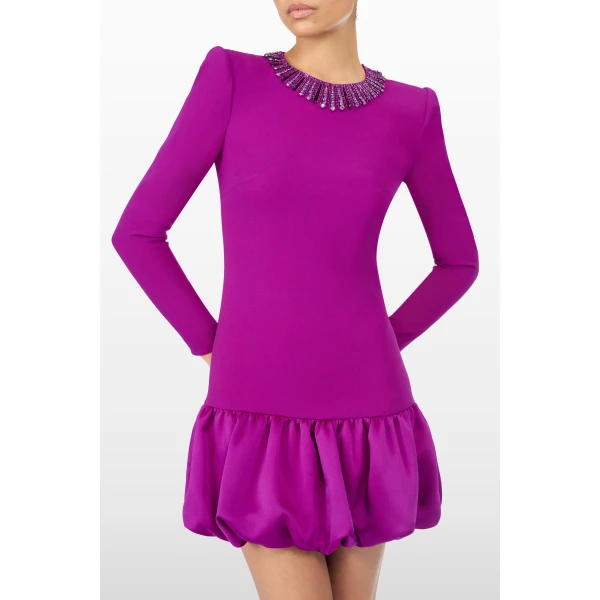 Jenny Packham Countessa Dress in Magenta | Mini Dresses | Coveti