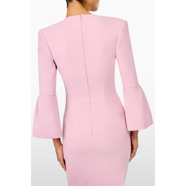 Jenny Packham Debut Dress in Tourmaline Pink | Midi Dresses | Coveti