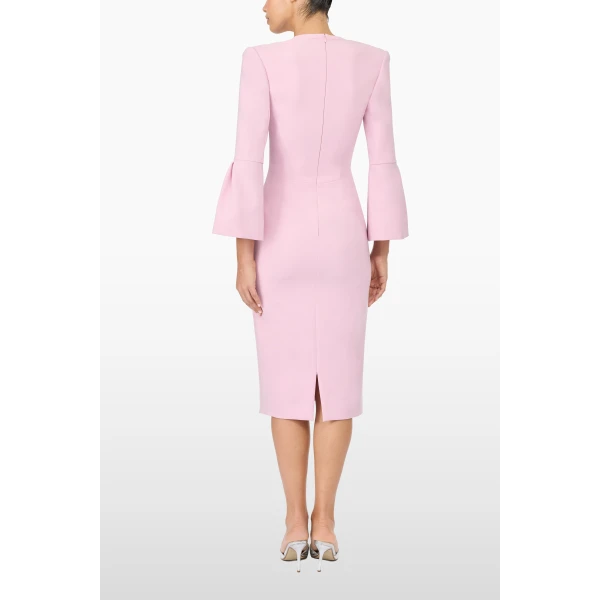 Jenny Packham Debut Dress in Tourmaline Pink | Midi Dresses | Coveti