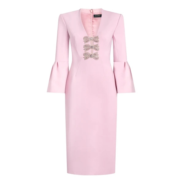 Jenny Packham Debut Dress in Tourmaline Pink | Coveti