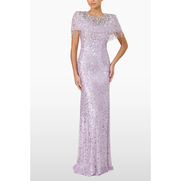 Jenny Packham Eugenie Dress in Thistle | Evening Gowns | Coveti