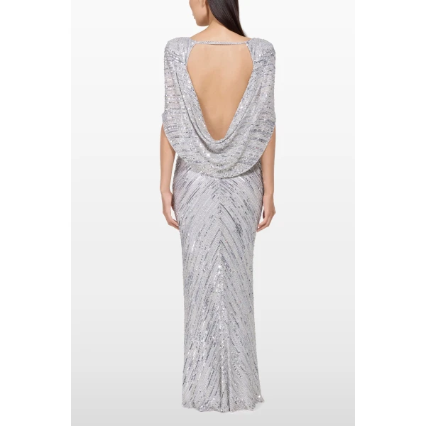 Jenny Packham Fiore Dress in Ammonite | Evening Gowns | Coveti