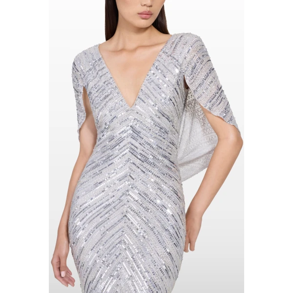 Jenny Packham Fiore Dress in Ammonite | Evening Gowns | Coveti