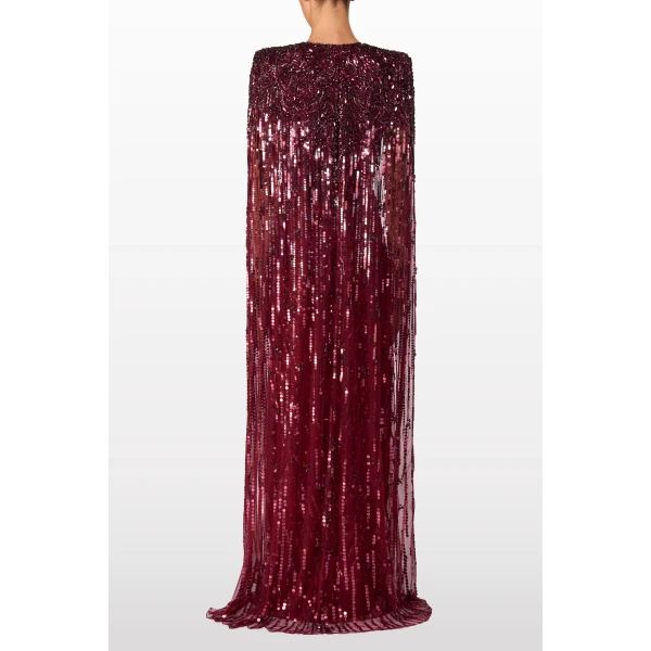 Jenny Packham Gold Rush Dress in Nutmeg | Evening Gowns | Coveti