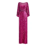 Jenny Packham Ines Dress in Magenta | Coveti