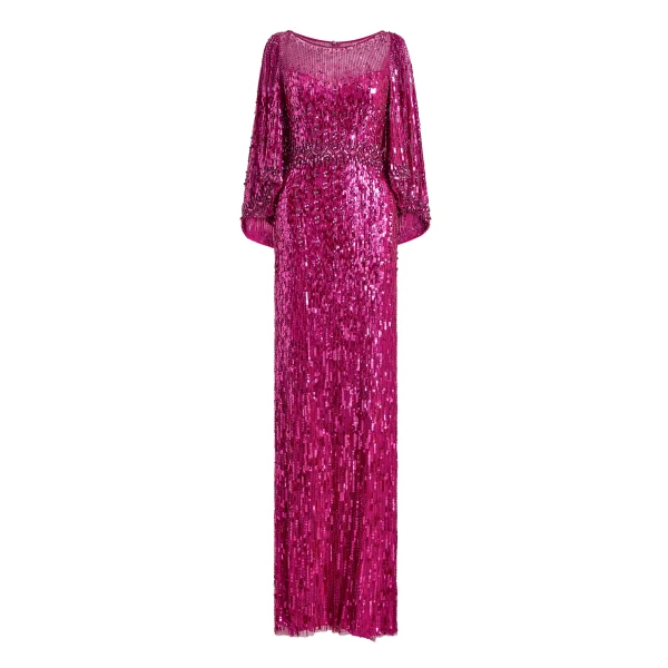 Jenny Packham Ines Dress in Magenta | Coveti