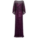 Jenny Packham Ines Dress in Purple Muscadine | Coveti