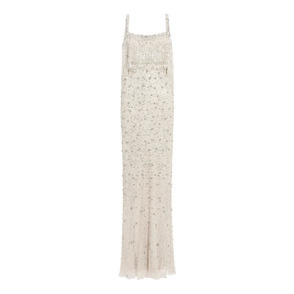 Jenny Packham Iris Dress in Snow | Coveti