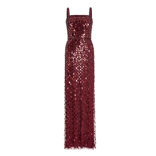 Jenny Packham Juliette Dress in Cardinal | Coveti