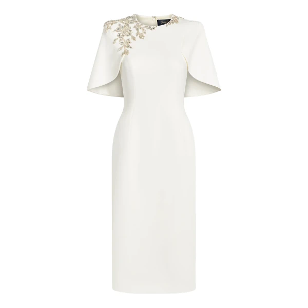 Jenny Packham Juniper Dress in Vanilla | Coveti