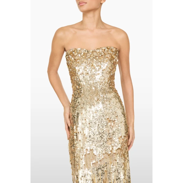 Jenny Packham Kimi Dress in Illusion | Evening Gowns | Coveti