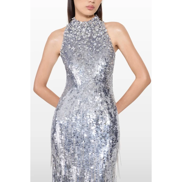 Jenny Packham Kimiko Dress in Ammonite | Evening Gowns | Coveti