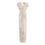 Jenny Packham Lacie Dress in Platinum | Coveti