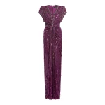 Jenny Packham Lacie Dress in Purple Muscadine | Coveti