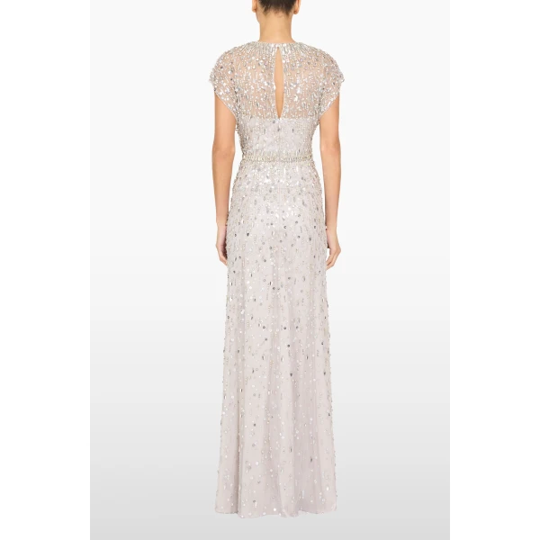 Jenny Packham Lauretta Dress in Ammonite | Evening Gowns | Coveti