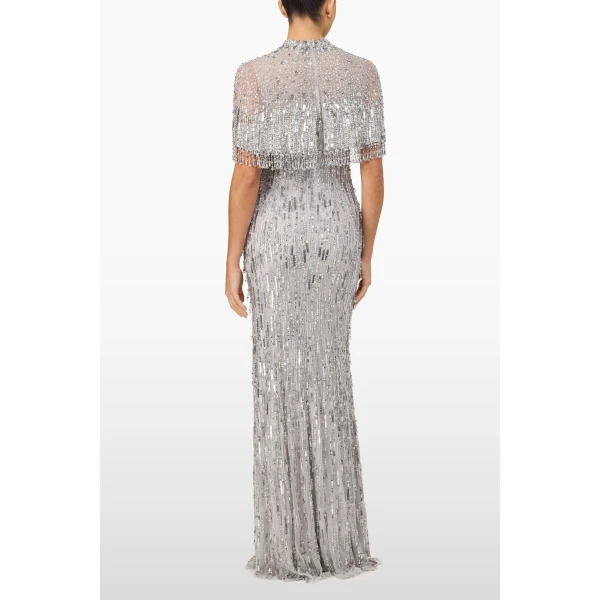 Jenny Packham Leia Dress in Ammonite | Evening Gowns | Coveti