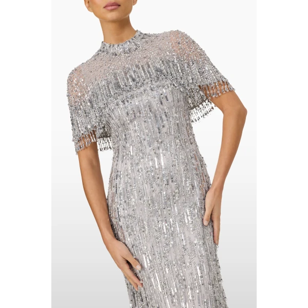 Jenny Packham Leia Dress in Ammonite | Evening Gowns | Coveti