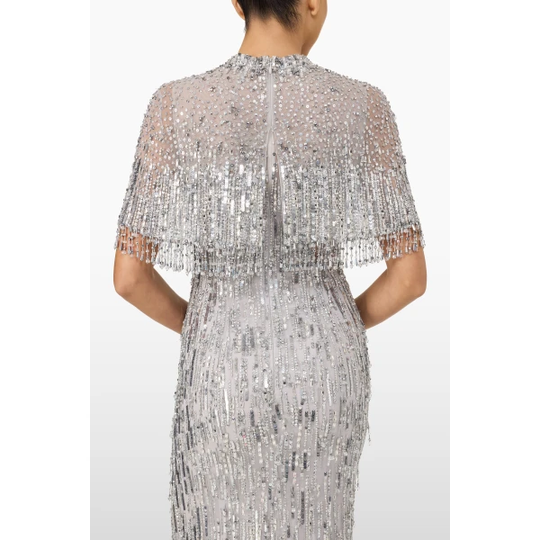 Jenny Packham Leia Dress in Ammonite | Evening Gowns | Coveti