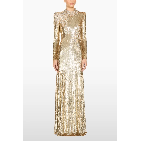 Jenny Packham Lina Dress in Illusion | Evening Gowns | Coveti