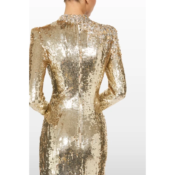 Jenny Packham Lina Dress in Illusion | Evening Gowns | Coveti