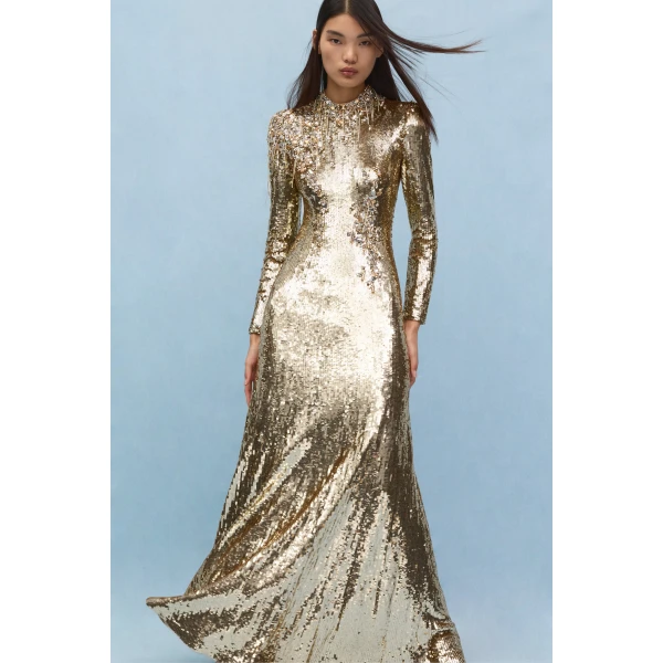 Jenny Packham Lina Dress in Illusion | Evening Gowns | Coveti