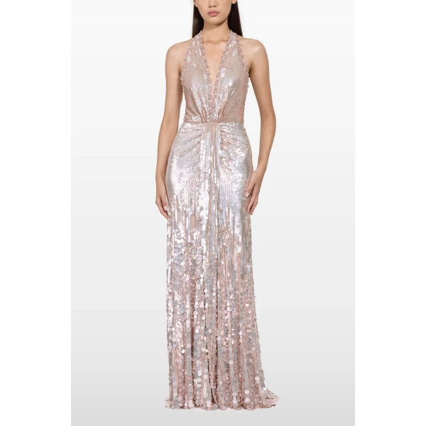 Jenny Packham Lisette Dress in Ballerina Pink | Evening Gowns | Coveti