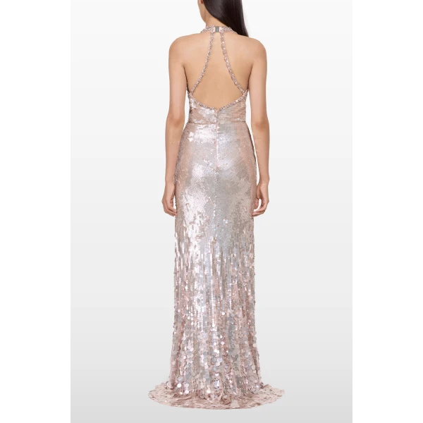 Jenny Packham Lisette Dress in Ballerina Pink | Evening Gowns | Coveti