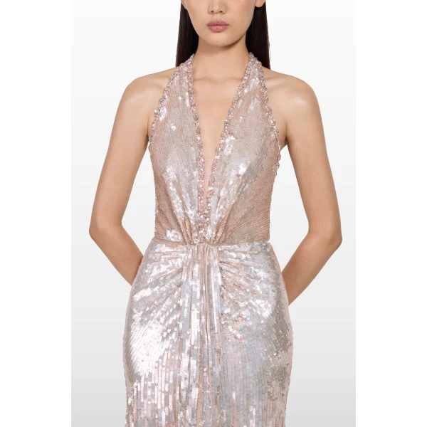 Jenny Packham Lisette Dress in Ballerina Pink | Evening Gowns | Coveti