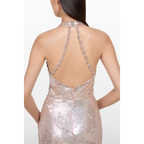 Jenny Packham Lisette Dress in Ballerina Pink | Evening Gowns | Coveti