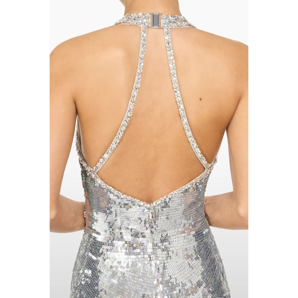 Jenny Packham Lisette Dress in Platinum | Evening Gowns | Coveti