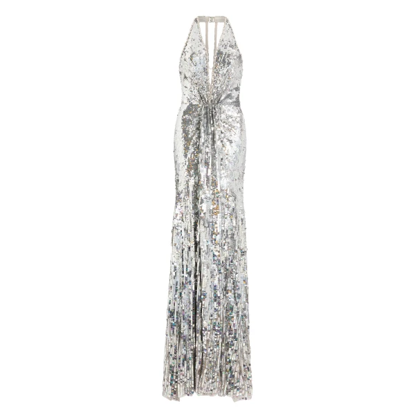 Jenny Packham Lisette Dress in Platinum | Coveti