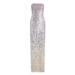 Jenny Packham Lucille Dress in Platinum | Coveti