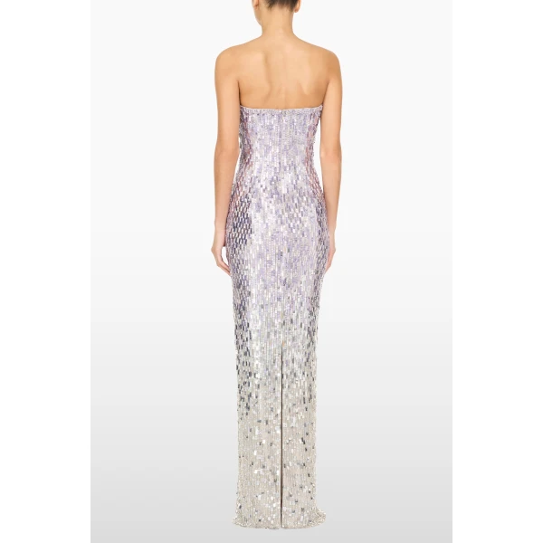 Jenny Packham Lucille Dress in Platinum | Evening Gowns | Coveti