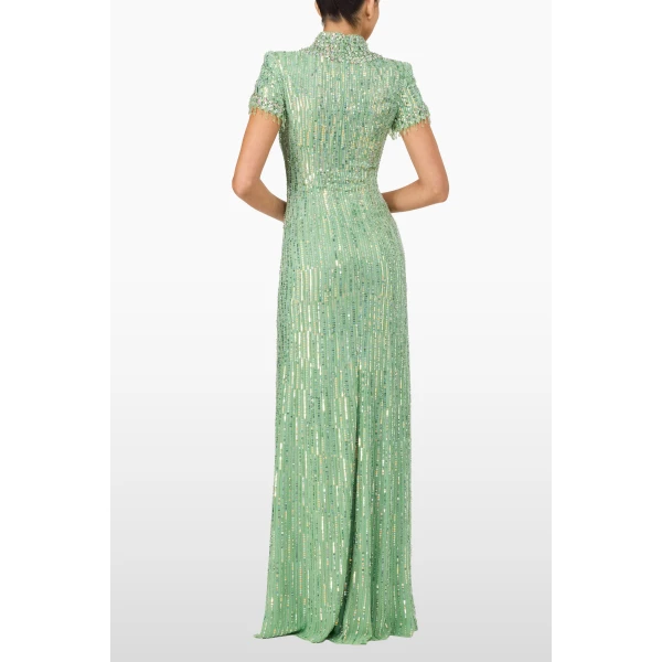 Jenny Packham Madeleine Dress in Parakeet | Evening Gowns | Coveti